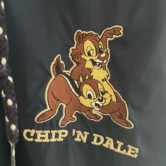 Vintage Disney Chip ‘N Dale Navy Blue Windbreaker - Picture 5 of 6